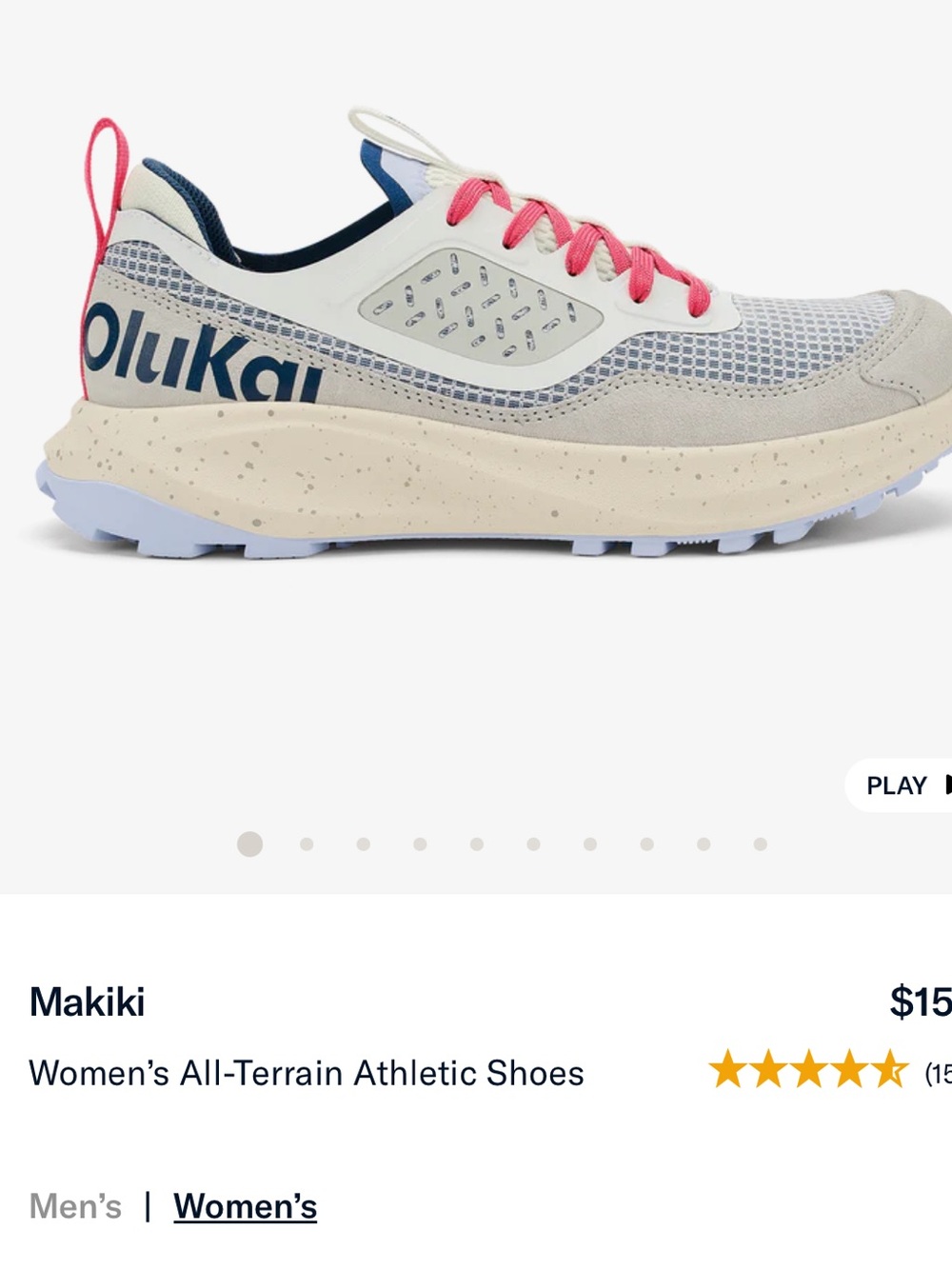 OluKai Makiki All Terrain Trail Sneaker in Coastal Blue